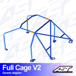 Arceau de Sécurité HONDA Integra (DB, DC) 3-doors Coupe FULL CAGE V2