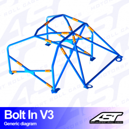 Arceau de Sécurité HONDA Civic (EP) 3-doors Hatchback BOLT IN V3