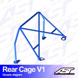 Demi-Arceau FORD Focus (Mk1) 3-doors Hatchback FWD REAR CAGE V1