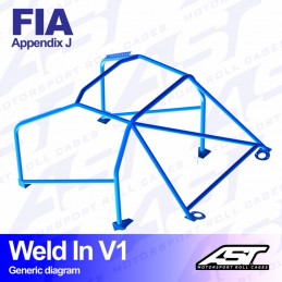 Arceau de Sécurité BMW (E30) 3-Series 5-doors Touring AWD WELD IN V1