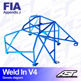 Arceau de Sécurité BMW (E30) 3-Series 5-doors Touring AWD WELD IN V4
