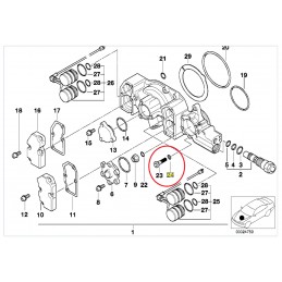 Vis filtre Vanos BMW S50B30...