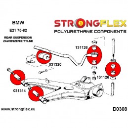 Silentbloc de bras arrière pour BMW E30 E36 COMPACT