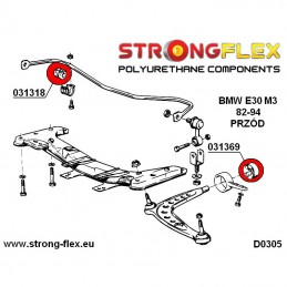 Silentbloc de barre stabilisatrice AVANT e30 type SPORT