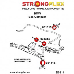 Kit silentblocs E36 compact