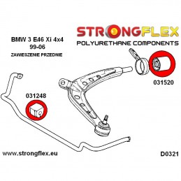 Kit Silentblocs suspension e46 type Origine 80ShA