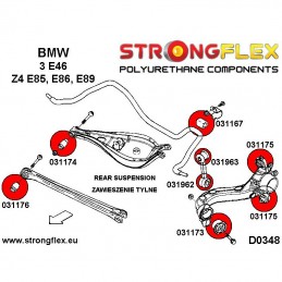 Kit Silentblocs suspension e46 type Origine 80ShA