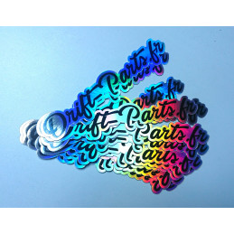 Sticker holographique Drift...