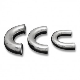 Coude 180 en alu - 41mm / 30cm