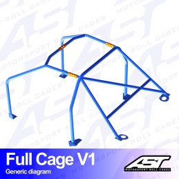 Arceau de Sécurité AUDI A3 / S3 (8P) 3-doors Hatchback Quattro FULL CAGE V1