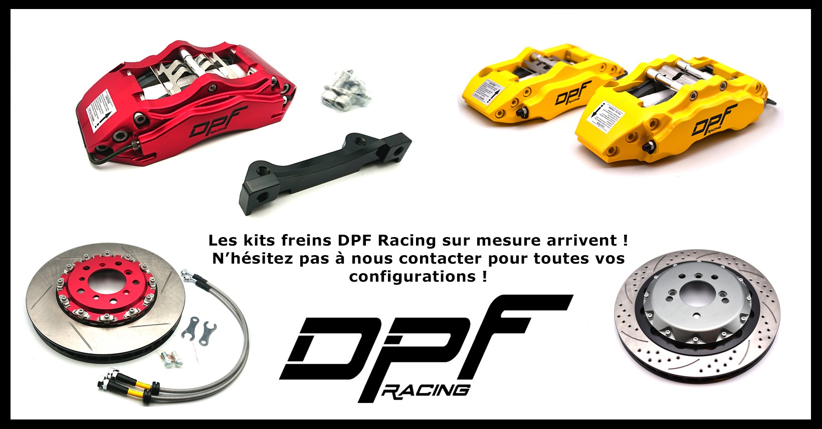 Kits gros freins personnalisables sur mesure